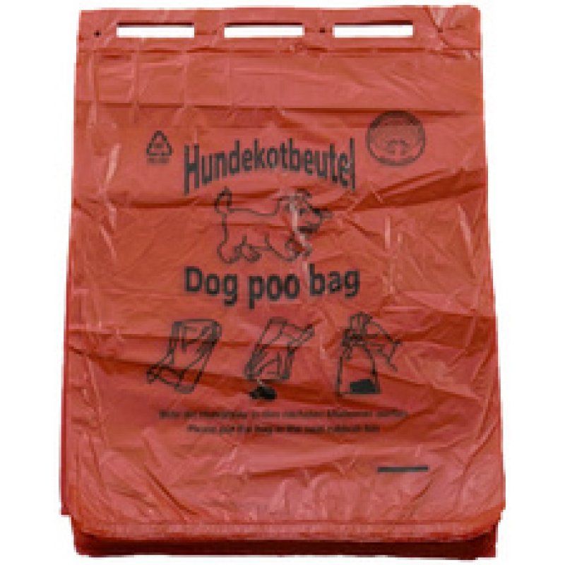 dm-folien Sac à déjections canines, 200 x 320 mm, bloc, noir