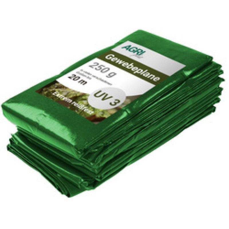 AGRIplus Bâche toile avec oeillets, 8x10 m, 250 g/m2, blanc