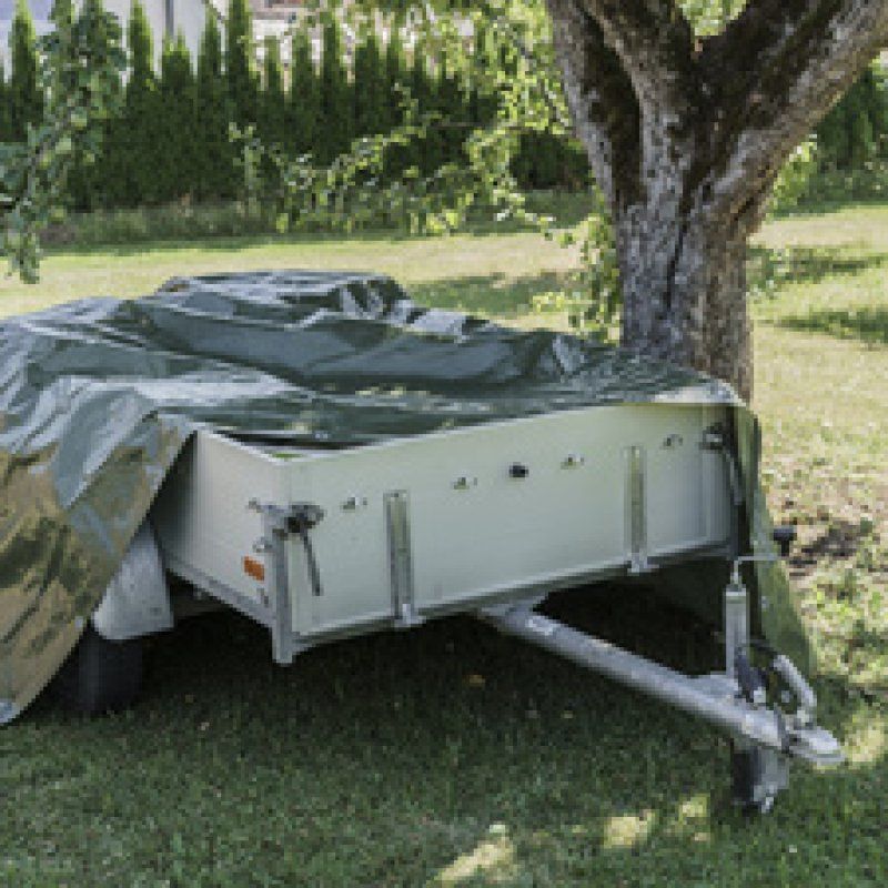 AGRIplus Bâche toile avec oeillets, 5 x 8 m, 100 g, vert