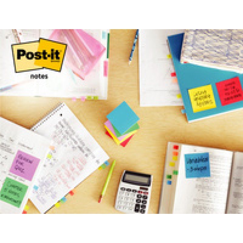 Post-it Bloc-note adhésif Notes, 76 x 76 mm, rose flamant