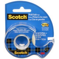 Scotch Ruban adhésif "Wall-Safe", sur dévidoir,19mm x 16,5 m