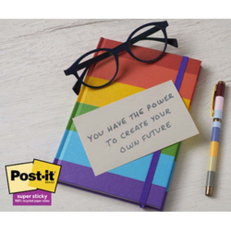 Post-it Bloc-notes super sticky Recycling Notes, pastel