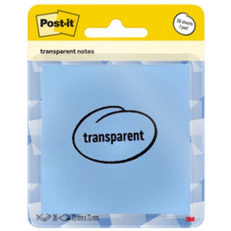 Post-it Bloc-notes transparent notes, orange pastel
