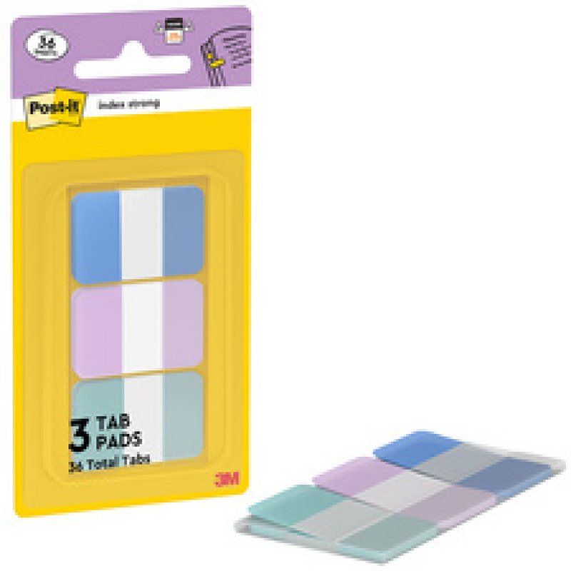 Post-it Marque-page rigide, standard, pastel