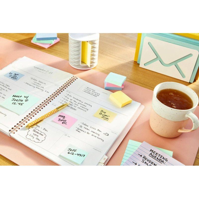 Post-It 653-VP20 Rectangle Jaune 100 feuilles Auto-adhésif