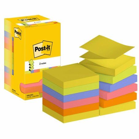 Post-It 7100290154 note paper Square Green, Orange, Pink, Purple, Yellow 100 sheets