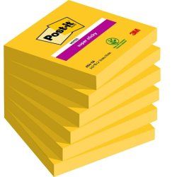 3M 7100174970 note paper Square Yellow 90 sheets Self-adhesive