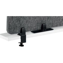 DURABLE Cloison de table EFFECT, 1.200 x 500 mm, feutre gris