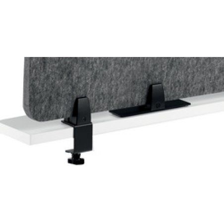 DURABLE Cloison de table EFFECT, 1.200 x 500 mm, feutre gris