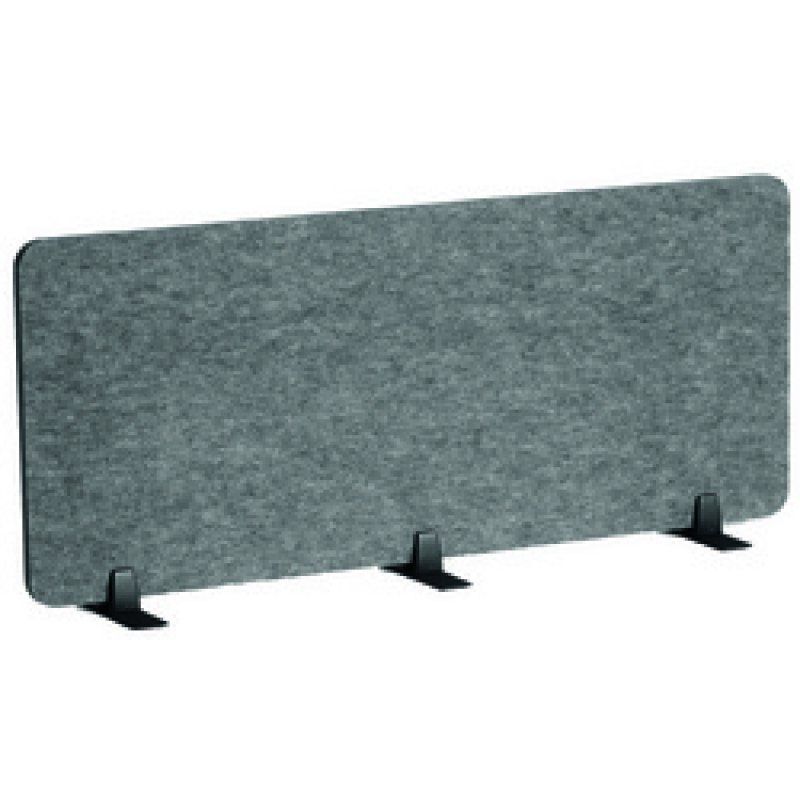 DURABLE Cloison de table EFFECT, 1.200 x 500 mm, feutre gris