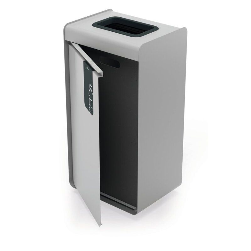 Durable 321357 poubelle Rectangulaire Métal, Plastique Anthracite, Gris