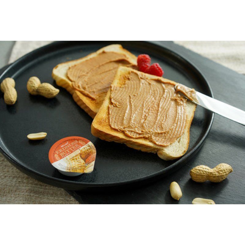 HELLMA Beurre de cacahuète, 80 portions, dans un carton