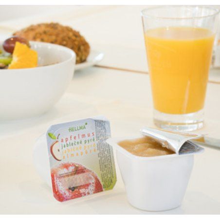 HELLMA Compote de pommes, 48 portions, dans un carton