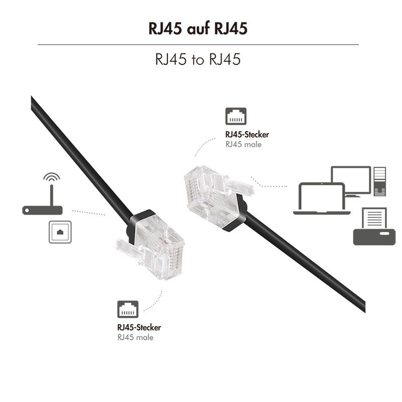 LogiLink CQ3113U câble de réseau Noir 20 m Cat6a U/UTP (UTP)
