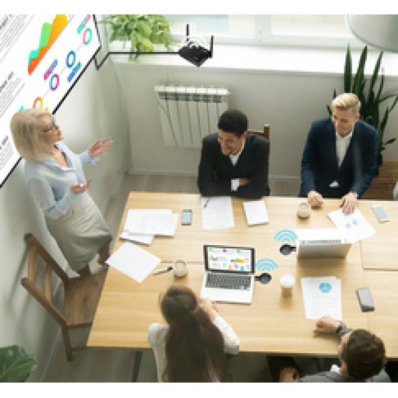 LogiLink Kit visioconférence HDMI Wireless, 4K/60Hz, 50 m