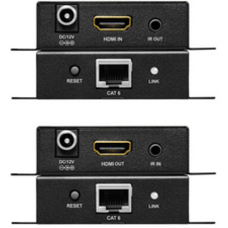 LogiLink 4K HDMI-Extender-Set über LAN, 70 m, schwarz
