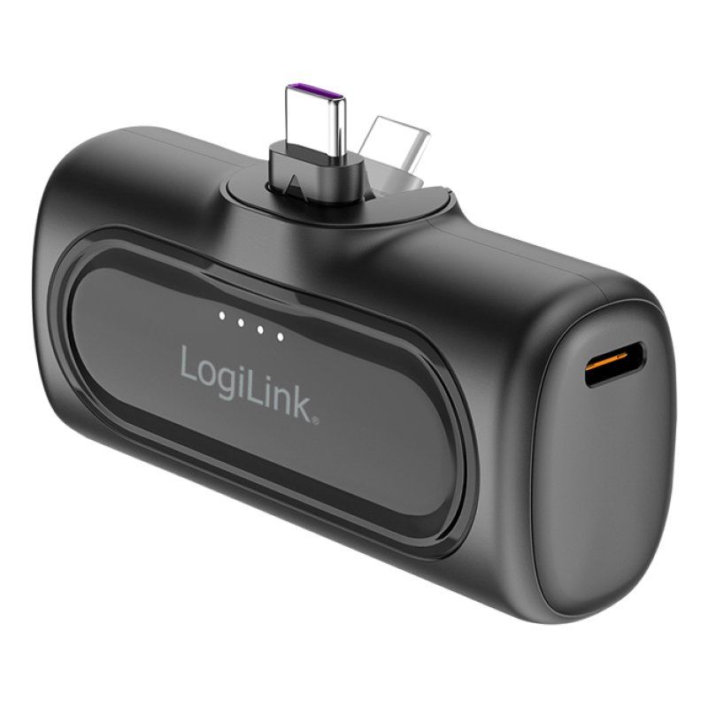 LogiLink PA0349 banque d'alimentation électrique 5000 mAh Noir
