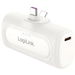 LogiLink PA0349W banque d'alimentation électrique 5000 mAh Blanc