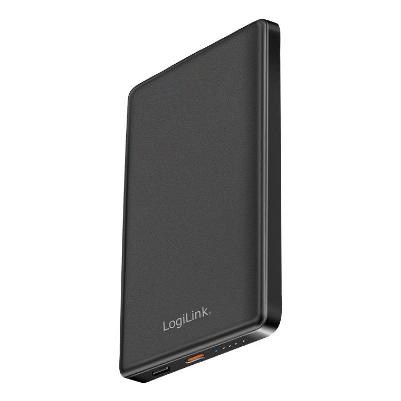 LogiLink PA0352 power bank 5000 mAh Wireless charging Black