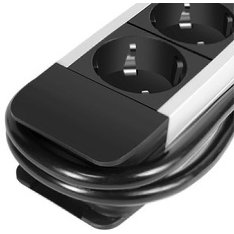 LogiLink Steckdosenleiste mit LCD-Display, 5-fach