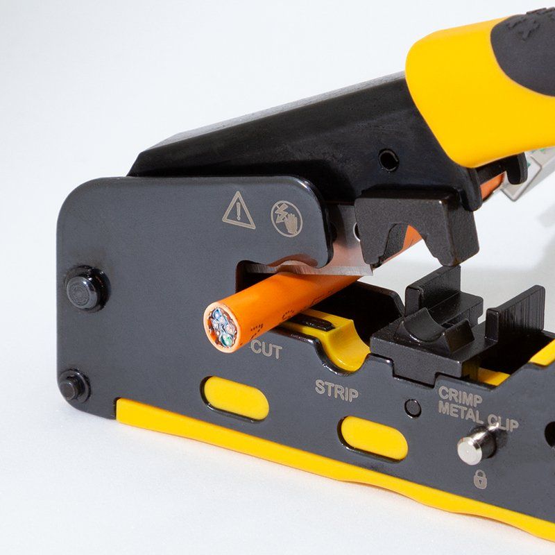 LogiLink Crimpzange für Kat.5/Kat.6/Kat.6A/Kat.7 RJ45 &