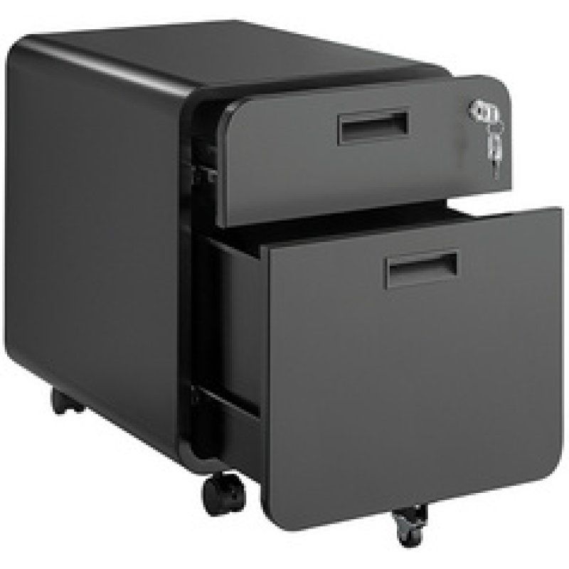 LogiLink Caisson mobile, 2 tiroirs, noir