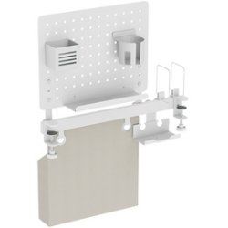 LogiLink Organiseur de bureau avec panneau perforé, blanc