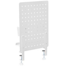 LogiLink Organiseur de bureau avec panneau perforé, blanc