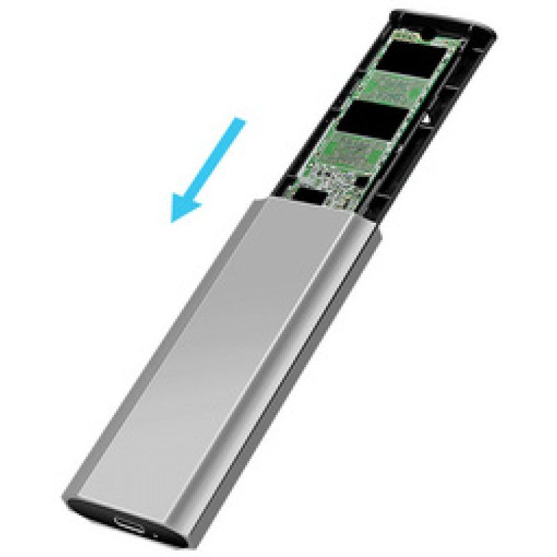 LogiLink Boîtier USB 3.2 pour disque dur, SSD, 10Gbps