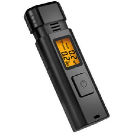 LogiLink Éthylotest, avec écran LCD, noir