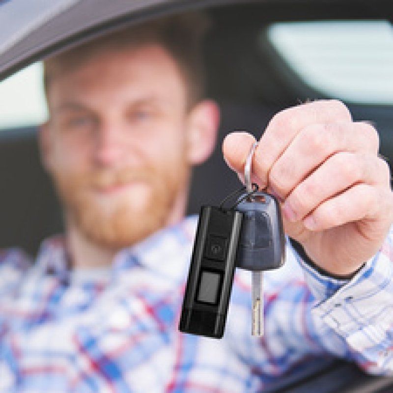 LogiLink Éthylotest, avec écran LCD, noir