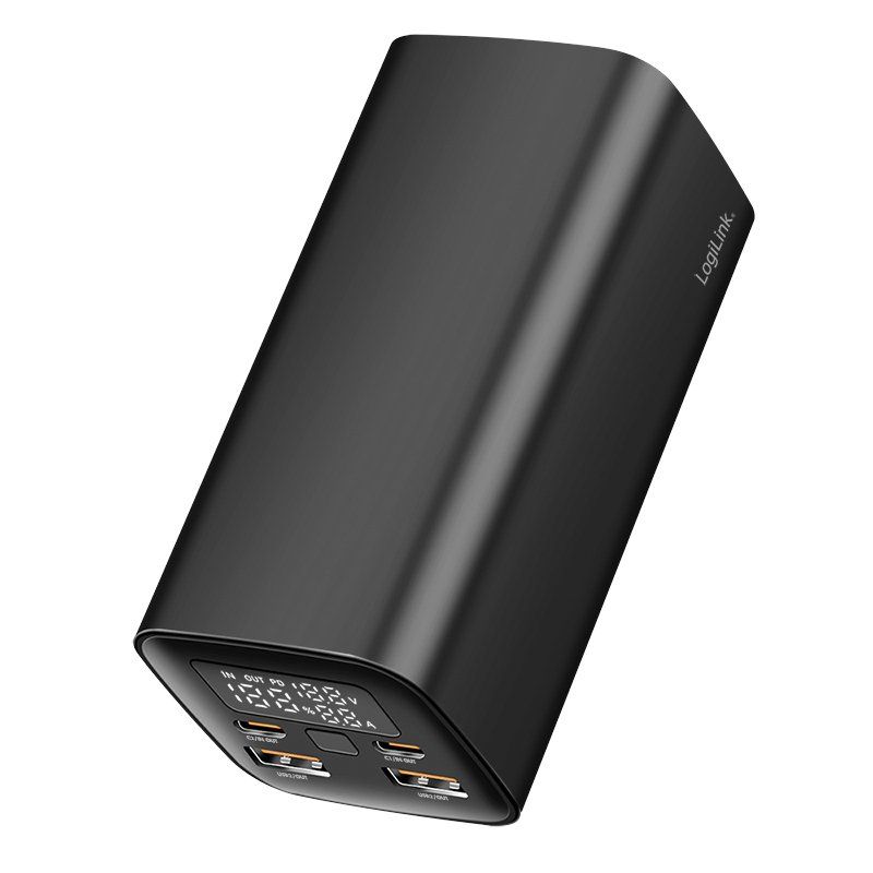 LogiLink PA0350 banque d'alimentation électrique Lithium Polymère (LiPo) 20000 mAh Noir