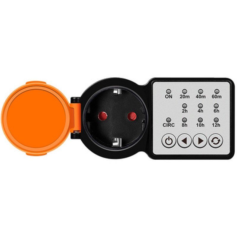 LogiLink Mechanische Zeitschaltuhr Outdoor, IP44, schwarz