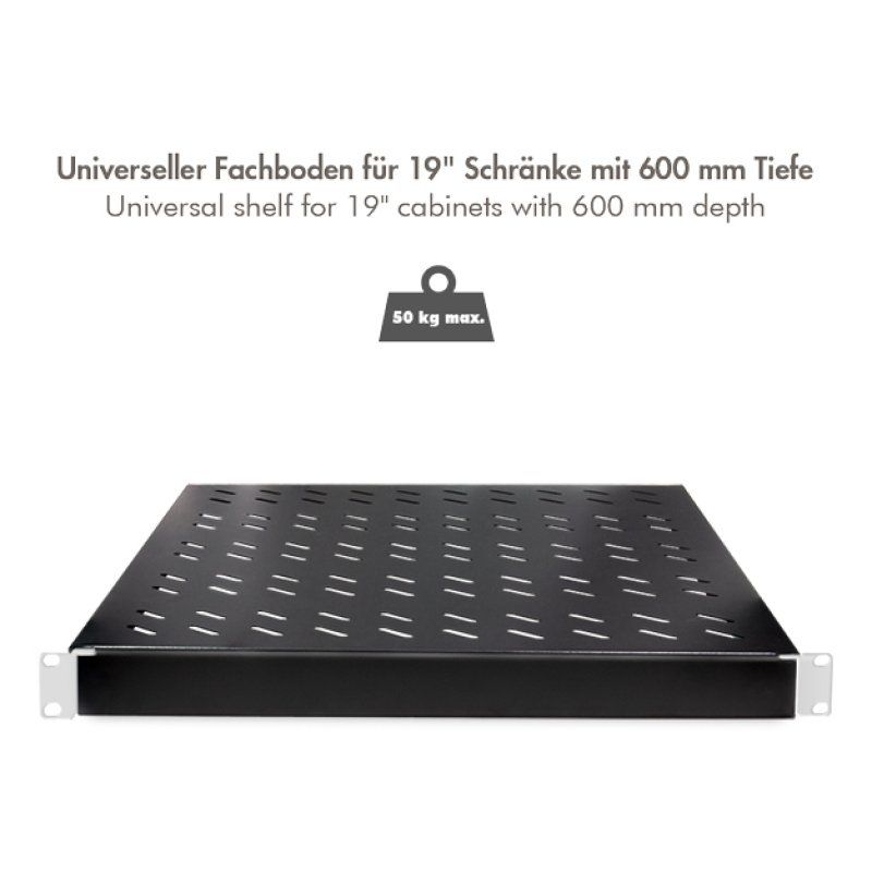 LogiLink SF0600B rack accessory Rack shelf