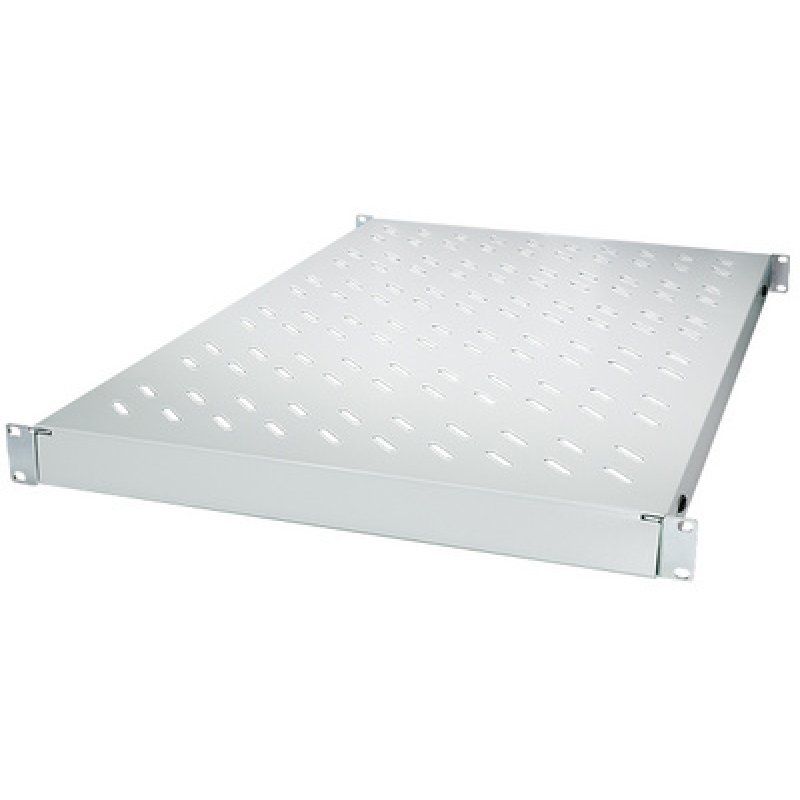 LogiLink 19" Fachboden, 1 HE, verstellbar, (T)570 mm, grau