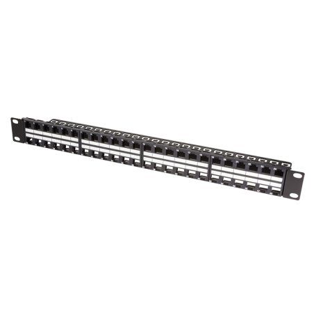 LogiLink 19" Keystone Patch Panel, unbestückt, 48 Port