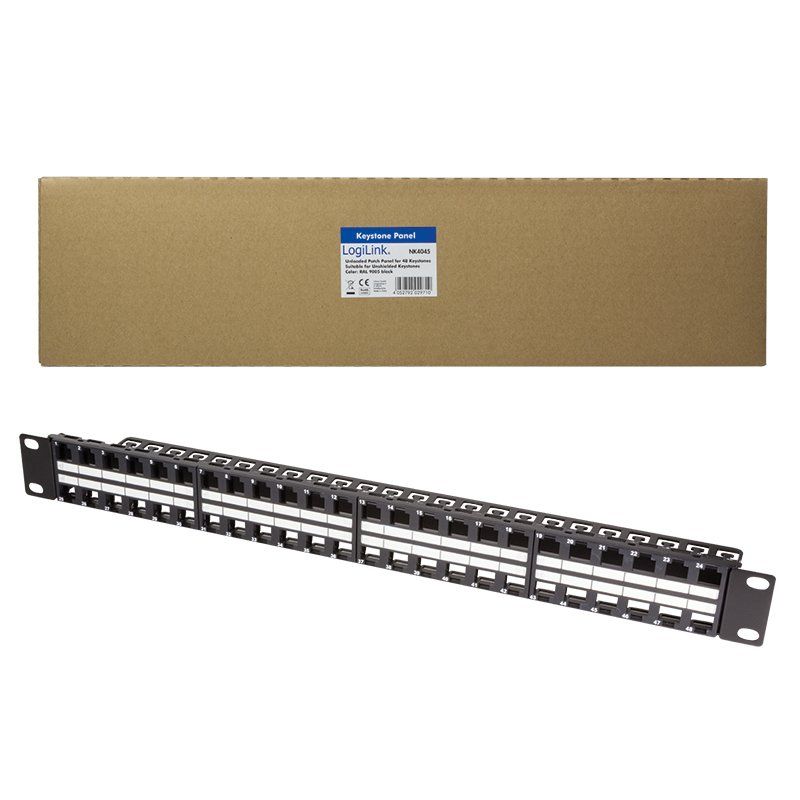 LogiLink NK4045 patch panel 1U