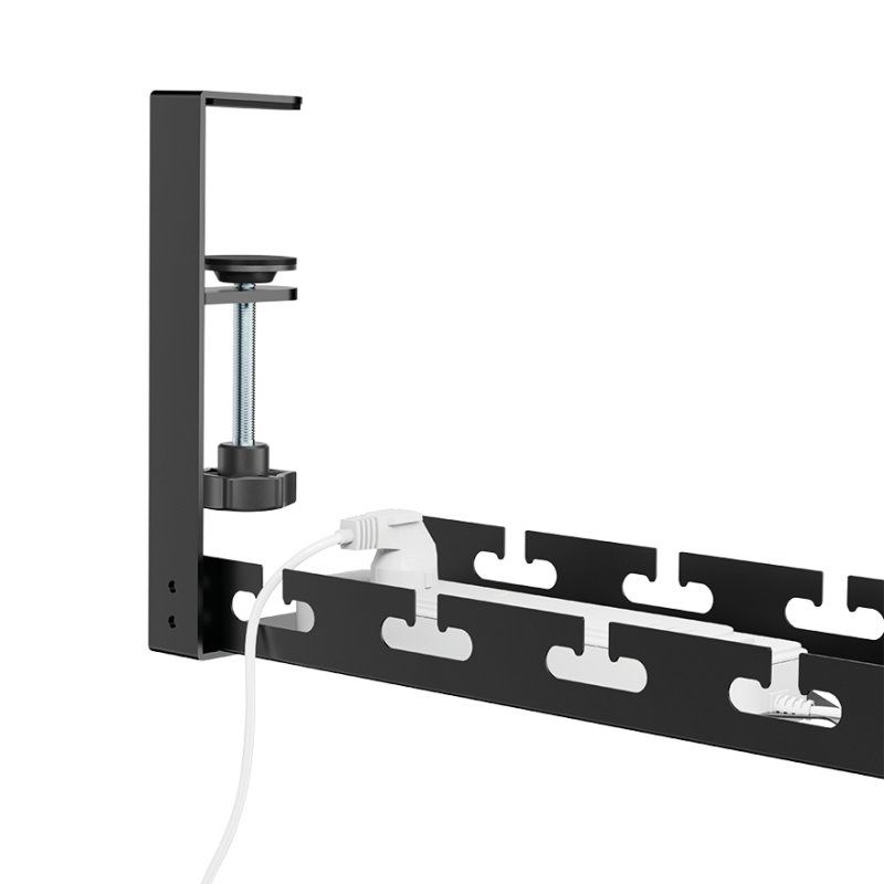 LogiLink KAB0094 cable organizer Desk Cable tray Black 1 pc(s)