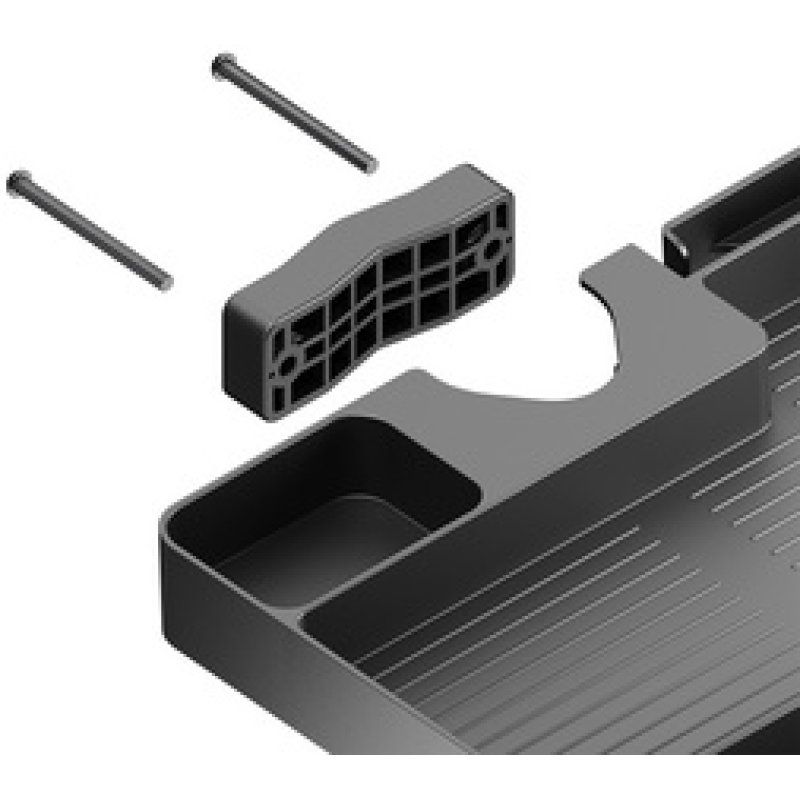 LogiLink Organizer zur Mastbefestigung, schwarz