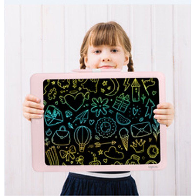 LogiLink Ardoise LCD pour enfants, 14 pouces, rose
