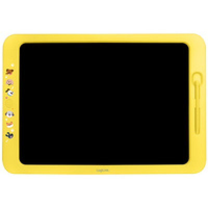 LogiLink Ardoise LCD pour enfants, 19 pouces, jaune