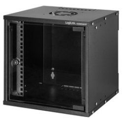 LogiLink Coffret mural 10" SoHo, monté, 9 U, gris clair