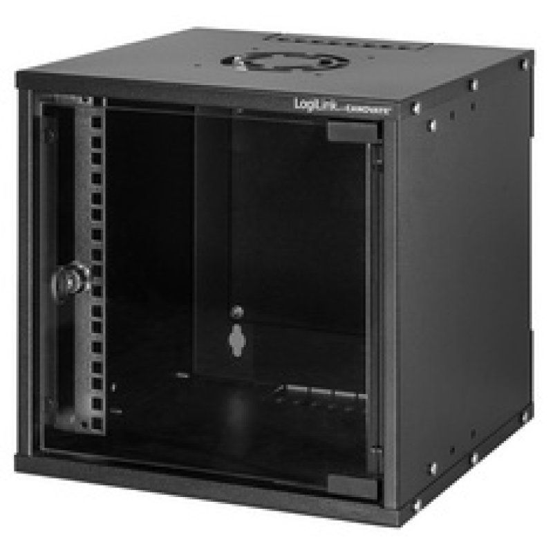 LogiLink Coffret mural 10" SoHo, monté, 9 U, gris clair