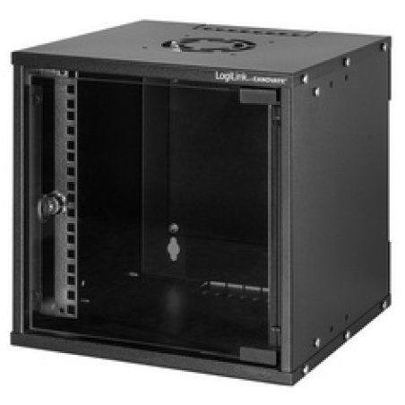 LogiLink Coffret mural 10" SoHo, monté, 9 U, gris clair