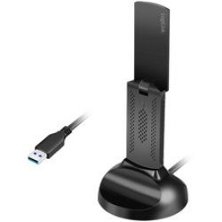 LogiLink Adaptateur WiFi USB 3.0, avec support magnétique