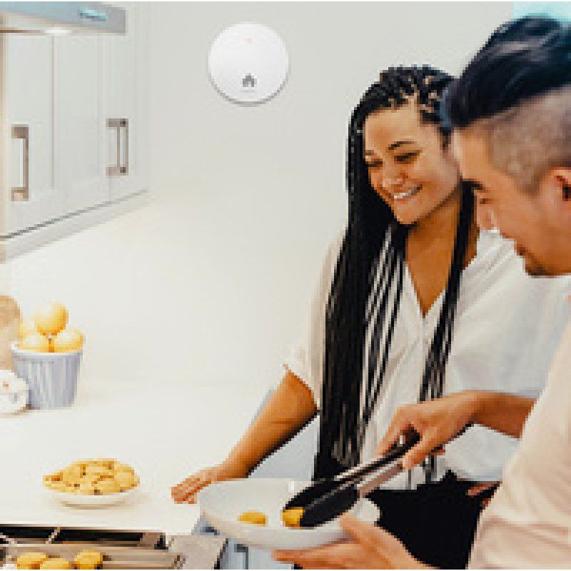 LogiLink Détecteur de fumée, extra plat, 85 db, blanc