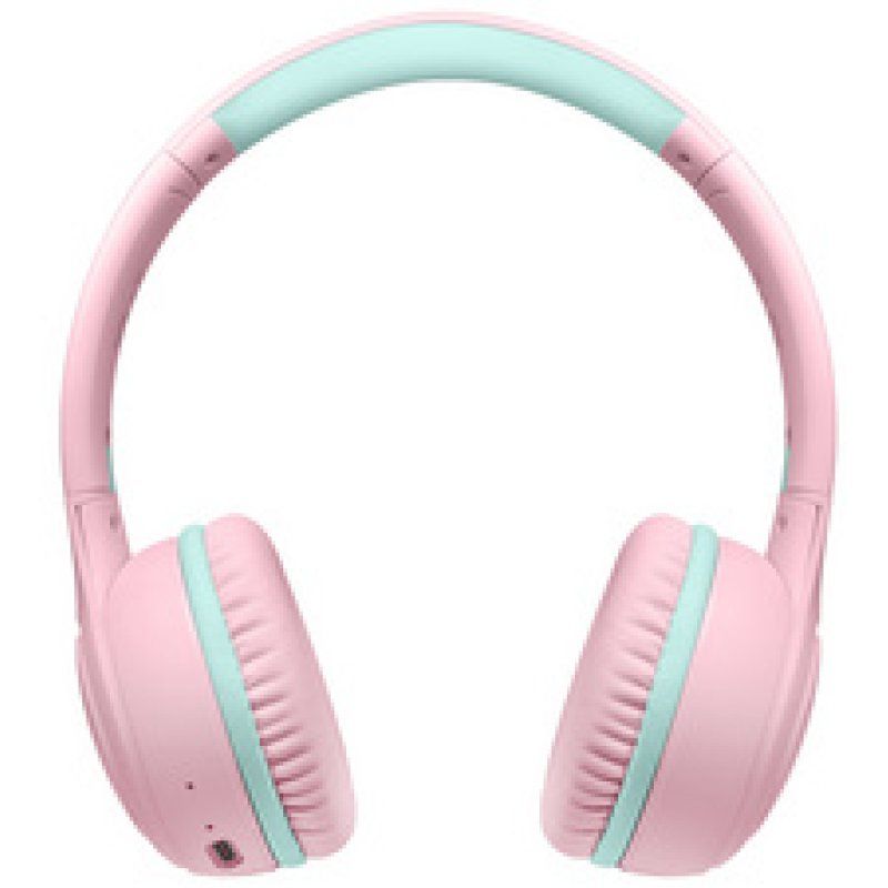 LogiLink Casque audio BT 5.4 MUSIC BUDDIES, bleu clair/jaune