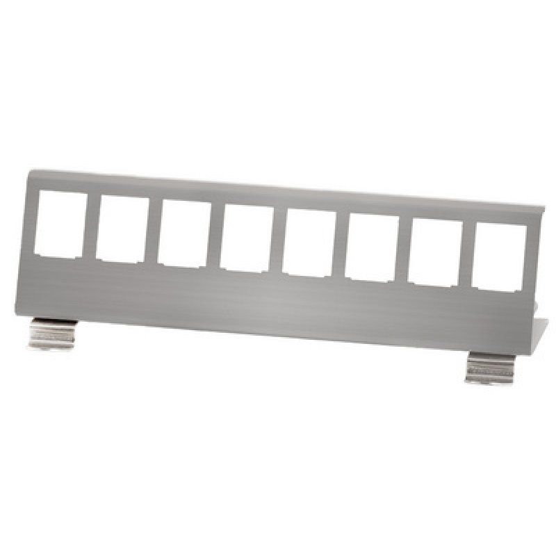 LogiLink Support de fixation pour 8 modules Keystone, inox