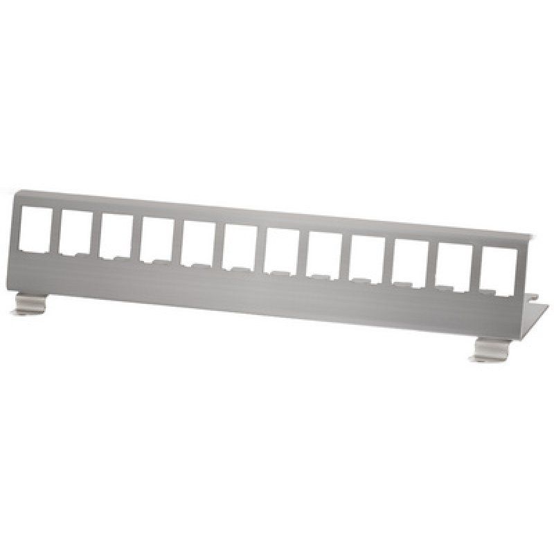 LogiLink Support de fixation pour 8 modules Keystone, inox