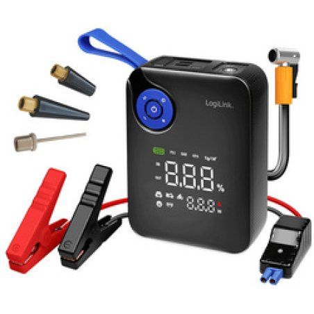 LogiLink Booster de démarrage 4-in-1, 7.200 mAh, noir